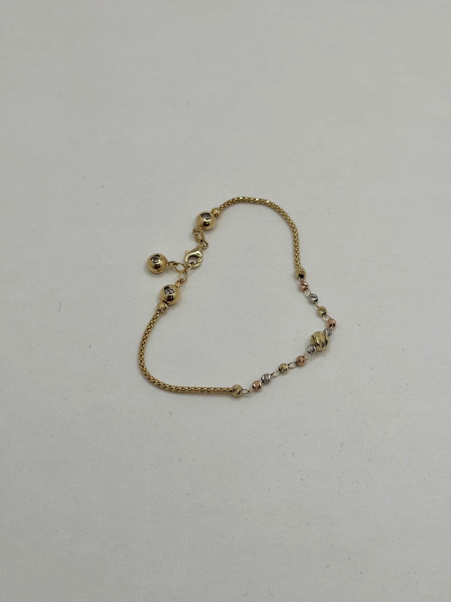 14k gold Bead Braclet For Women