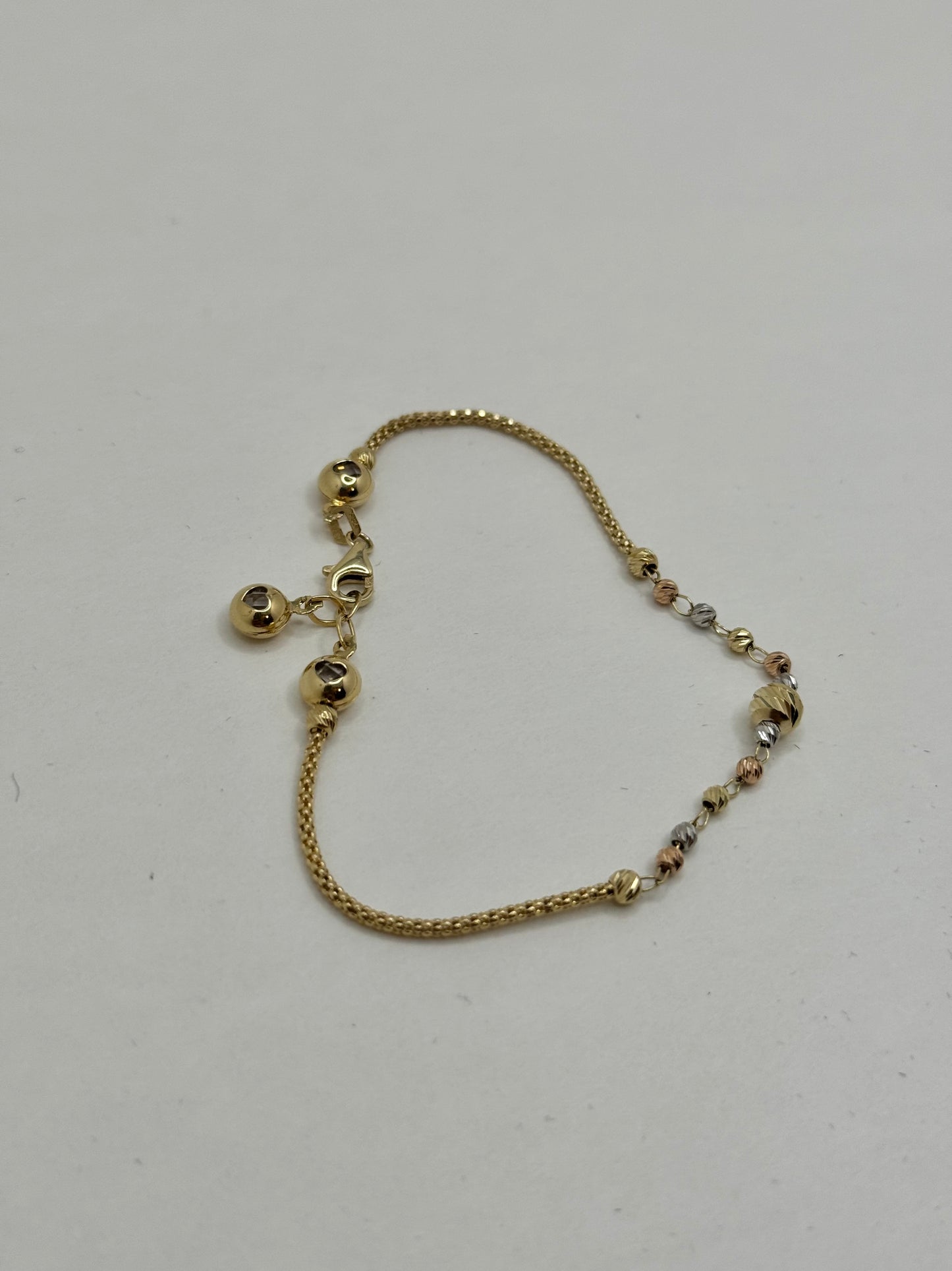 14k gold Bead Braclet For Women